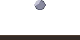 Pixel art dust cloud thrown up by a falling stone
